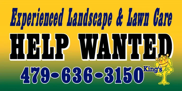 Help Wanted banner for hiring new employees.