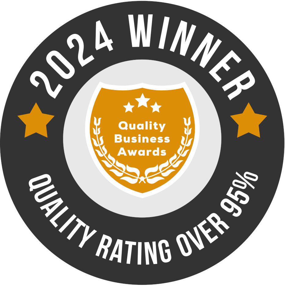 2024 Quality Business Awards Winner - Quality Rating Over 95%